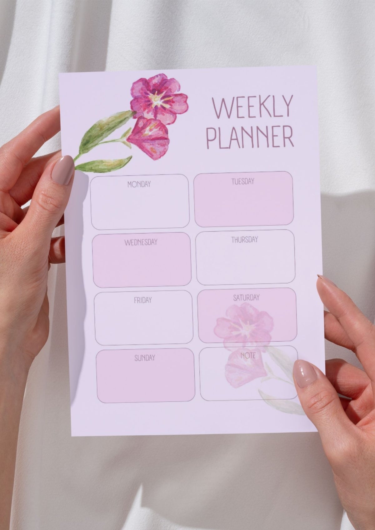 Weekly Planner 101 - 4 Pages A5