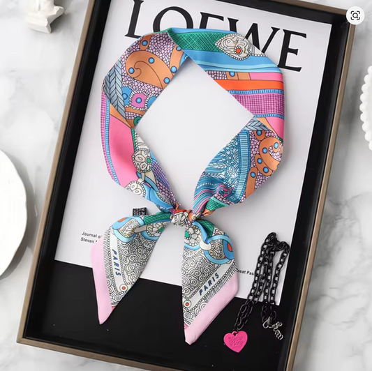 Pink and purple Ribbon for bag