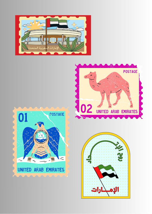 Emirates Sticker bundle 4 pieces