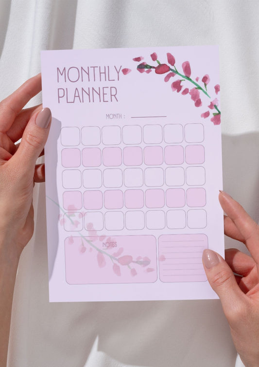 Monthly Planner 103 - 12 Pages A5
