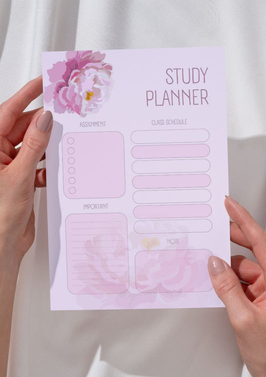 Study Planner 101 - 2 Pages A5