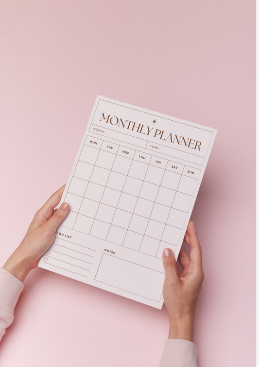 Monthly Planner 102 A4