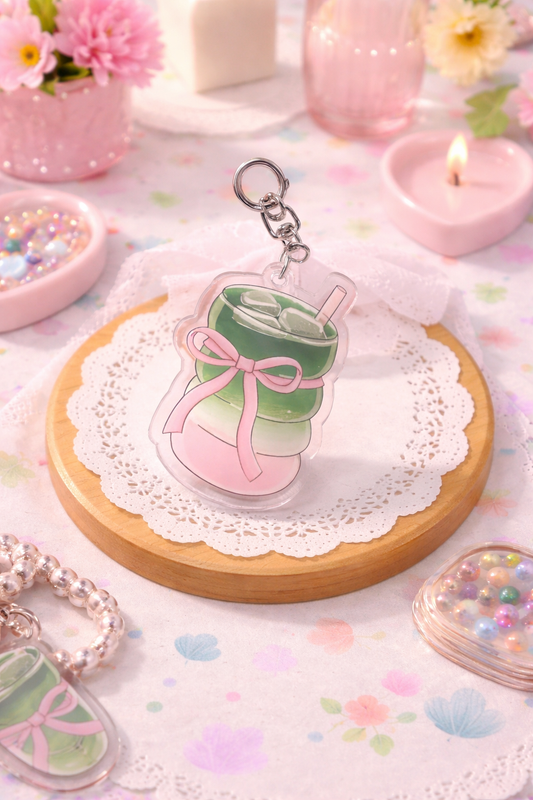 Pink matcha w/ fyonka