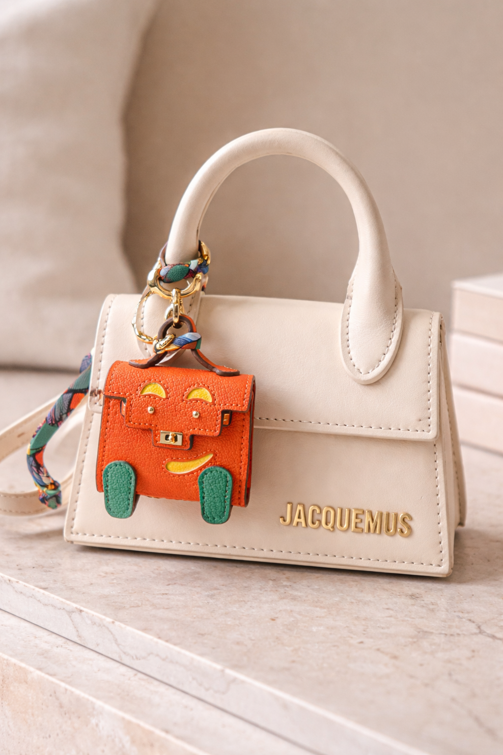 Super mini Hermes bag - Kelly doll orange
