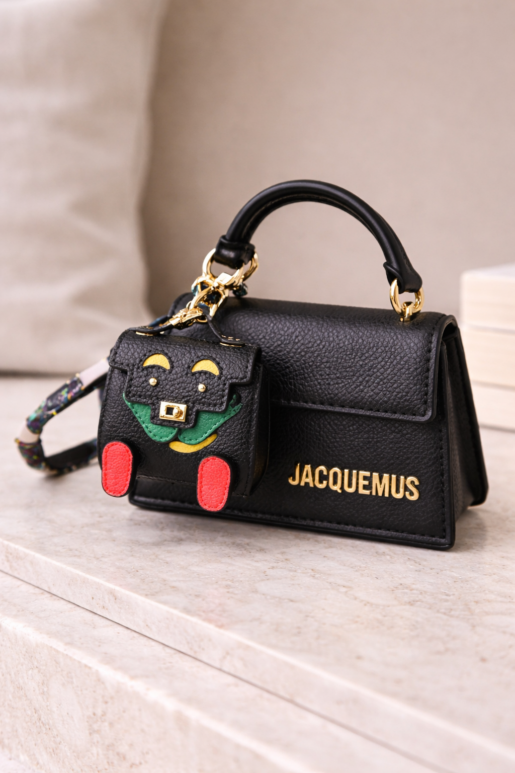 Super mini Hermes bag - Kelly doll black