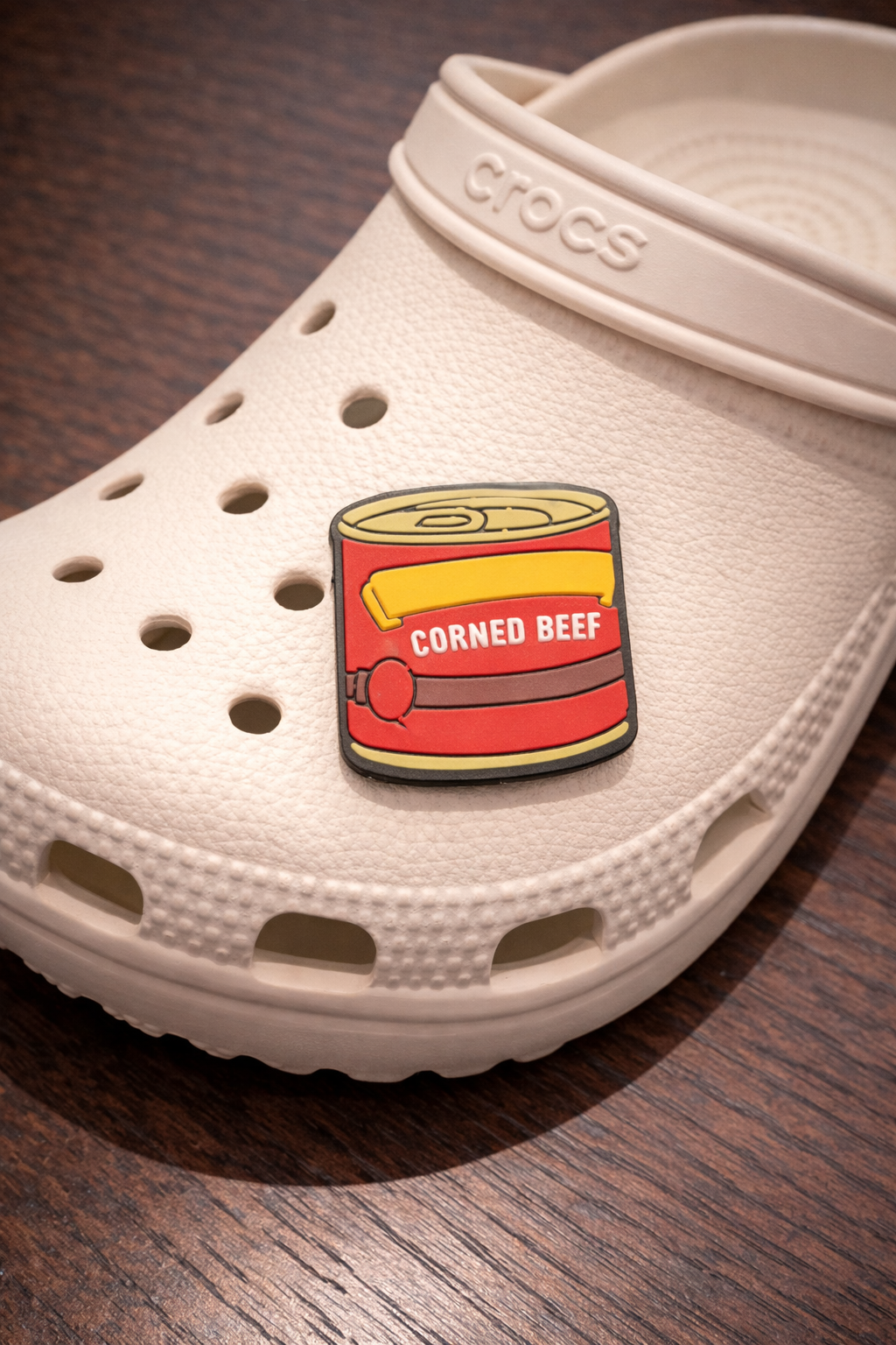 Corned beef can charm